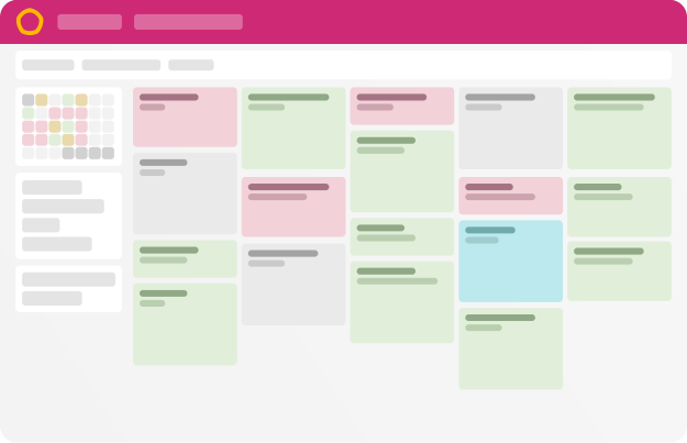 Work organization using a task calendar